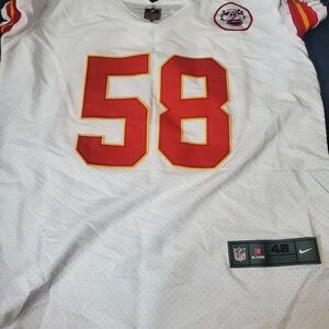 FINAL PRICE NFL White and Red Men's Jersey